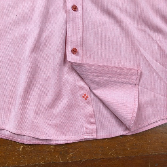 Vince Camuto Mens Dress Shirt Flip Cuff Size M - Picture 4 of 5